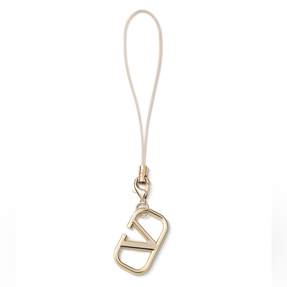 Valentino V Logo Keychain / charm Accessory